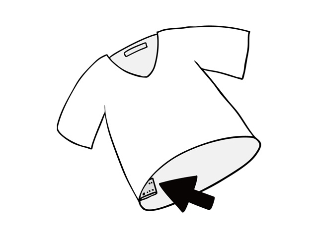 服のタグ@illustAC